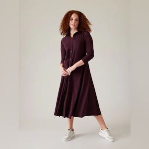 Athleta Cosmic Layer Midi Dress - Size M-Tall
